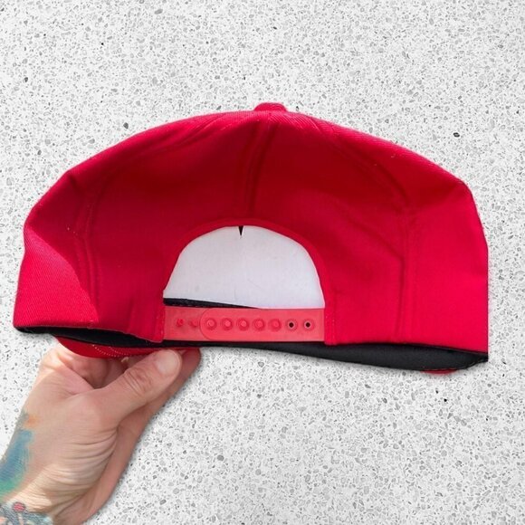 Vintage red wing boots rare trucker hat red white true vintage grail - Picture 3 of 5